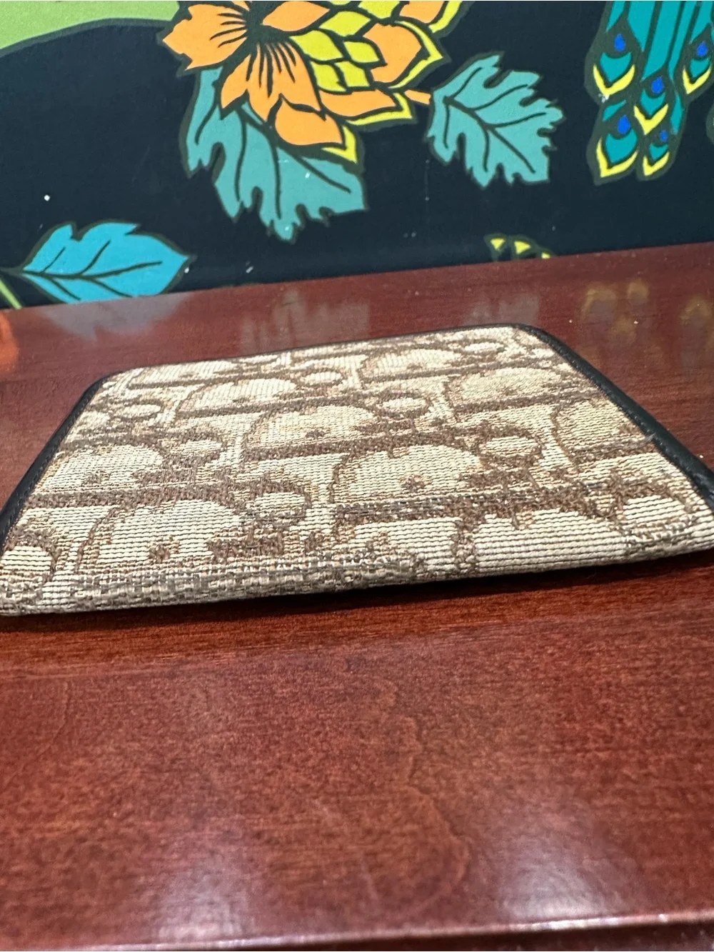 Vintage Christian Dior Trotter Monogram Wallet Organizer Made in France